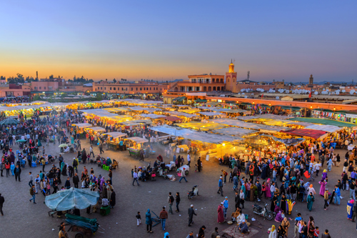 a local market