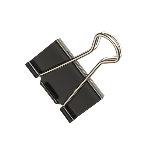 black binder clip